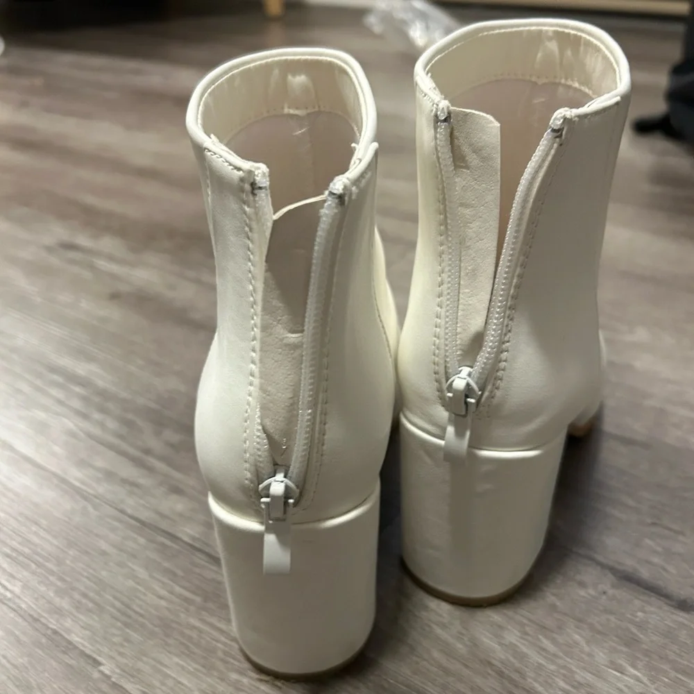 White Booties - Picture 4 of 5